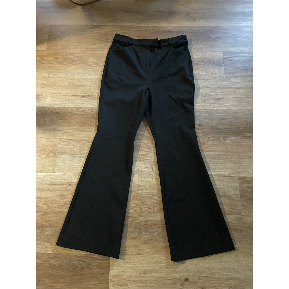 Boden High Waisted Flared Black Pants - Size US 12 UK 16